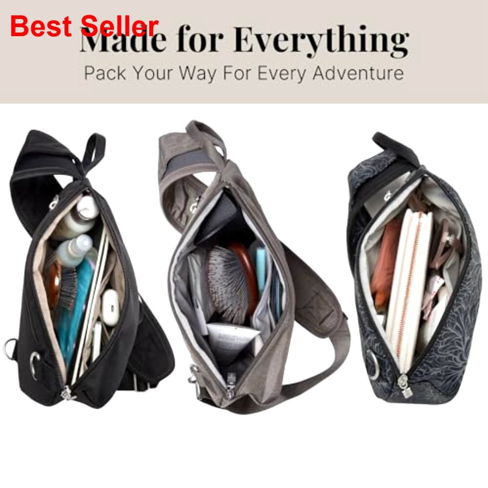 Polyester Sling Backpack with Adjustable Strap an… - image 7
